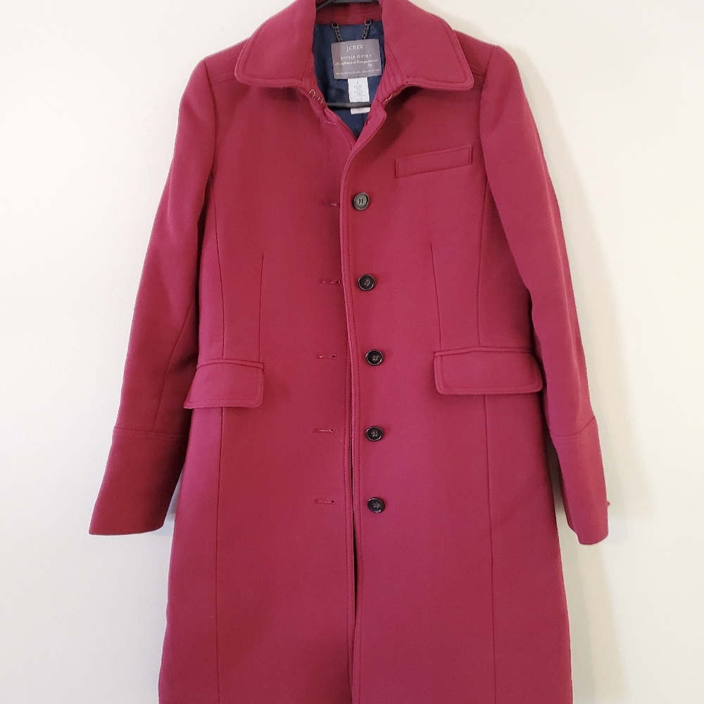 J Crew womens wool blend winter coat